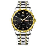 Watch Men's Chinese And English Calendar Diamond Shell