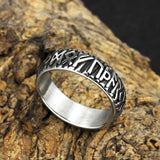 Men's Fashion Retro Titanium Steel Ring