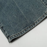 Ripped Knee Jeans Men Straight-leg Trousers