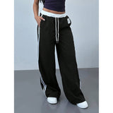 Loose Trendy Digital Printing Design Sense All-matching Long Pants