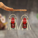 Creative Retro Animal Multi-color Bee Long Alloy Trendy Earrings