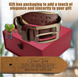 Belt For Dad - Brown - Red