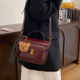 High-end Niche Retro Portable Small Square Bag All-matching