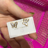 Titanium Steel Mesh Popular French Light Luxury Earrings