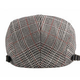 Hat Men's Spring And Autumn Classic Plaid