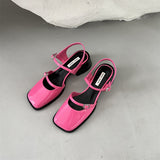 Women's French Thick Heels Fashion Sandals