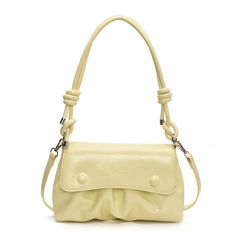 Underarm Small Bag Women's Fashion Pleated Shoulder Messenger Bag