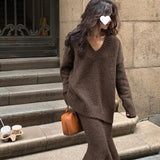 Idle Style Sweater Suit Skirt Women