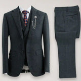 New Men's Suit Casual Three-piece Suit