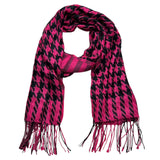 2pcs Textured Plush Jacquard Weave Traps Warmth Scarf ,Luxe Look For Evening Wear,Scarf,vacation,daily Life,evening Party,Office Appropriate Subtlety For Women Men