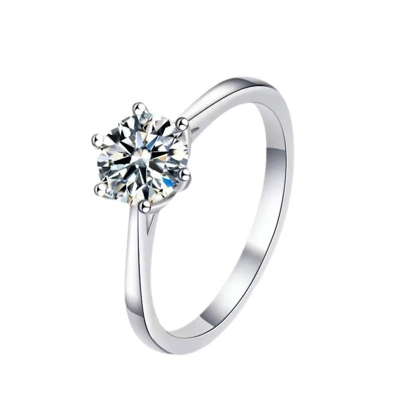 Moissanite Diamond Ring Carat Classic Couple