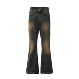 Fashion Horn Denim Trousers Men
