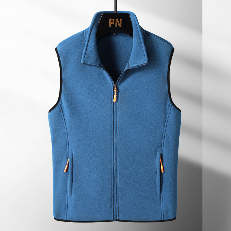 Japanese Fishing Suits Couple Vest Polar Fleece Vest Jacket Warm