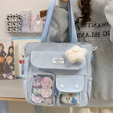 Japanese Handbag Large Capacity Student Class Tote Bag Campus Bag