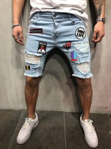 Pants Slim Cropped Trousers Embroidered Jeans