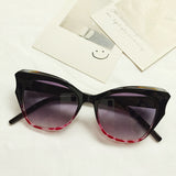 European And American Cat Eye Sun Glasses Jelly Color