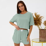 Pajamas Comfortable Sexy Shorts Home Wear Suit Can Be Worn Outside Cross-border