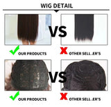 AA Hair Front Wig Womens Brazilian Human Long Curly Lace Wavy Hair Wigs US
