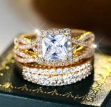 Fashion New Creative Three-piece Set Couple Rings