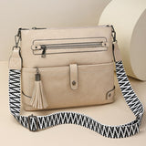Retro Washed Leather Shoulder Messenger Bag