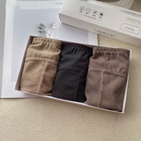 Three Pcs Boxed Women's High Waist Lace Panties