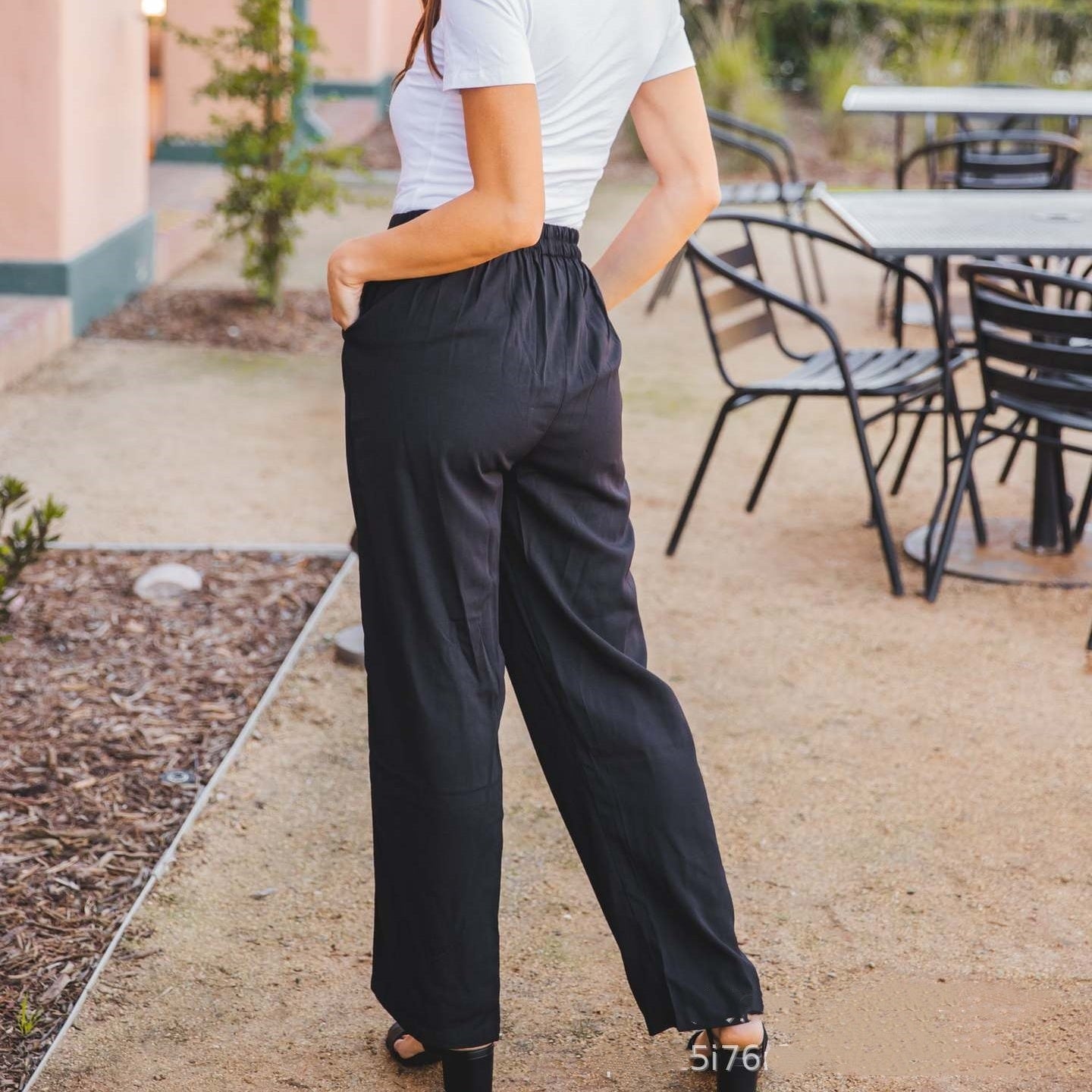 High Waist Temperament Commuting Figure Flattering All-matching Women's Wear Pencil Pants