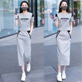 Western Style Youthful-looking Fashionable Small Fashion Skirt Two-piece Set