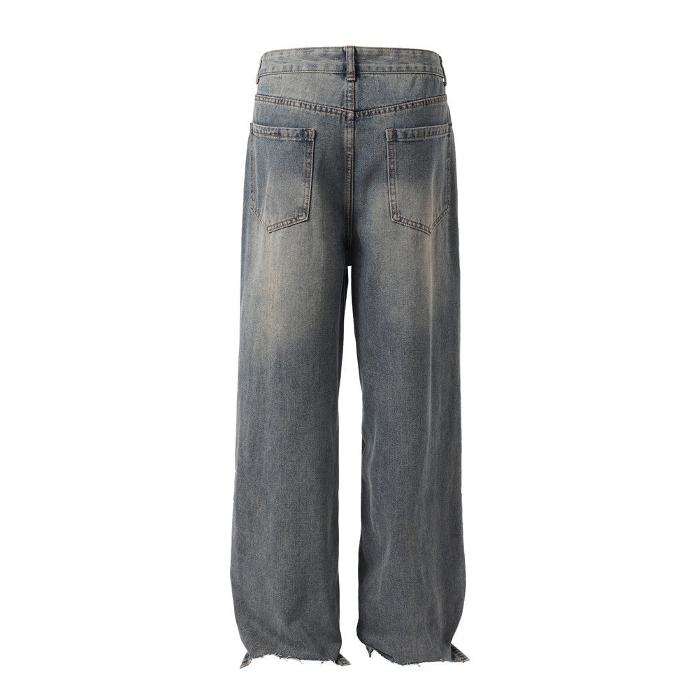 Fashion Holes Patch Jeans For Men