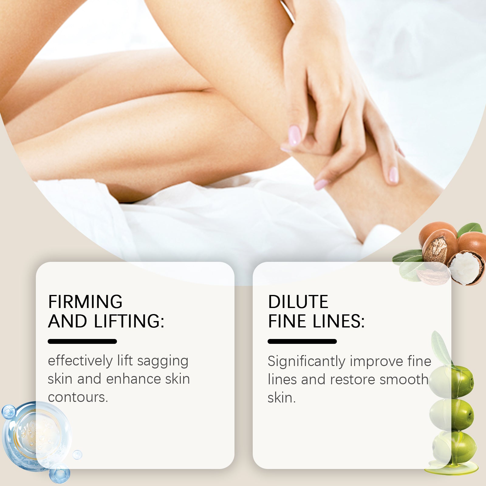West&Month Skin Care Oil, Firming And Moisturizing Body Essential Oil For Daily Body Massage Of Skin