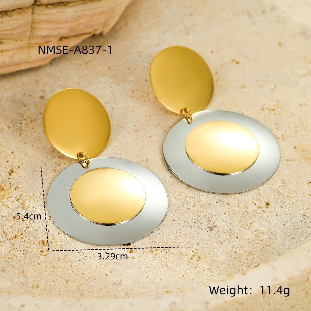 Matching Geometric Design Special-interest Earrings Affordable Luxury Fashion Earrings