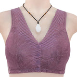 New Lace Front Buckle Underwear Ladies Soft Cotton Insertable Vest