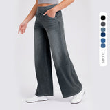 High Waist Straight Cat Beard Horse Riding Yoga Jeans