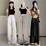 Summer Lazy Small Wide-leg Pants For Women
