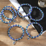 Simple Blue Devil's Eye Anklet