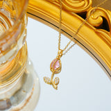 Zircon Tulip Non-fading Necklace For Women