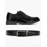 Ratchet Boy Belt With Snap Closure Adjustable For Casual And Formal Wear