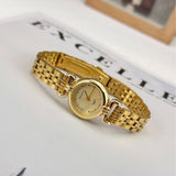 High-grade Golden Women's Watch Steel Belt Antique Style