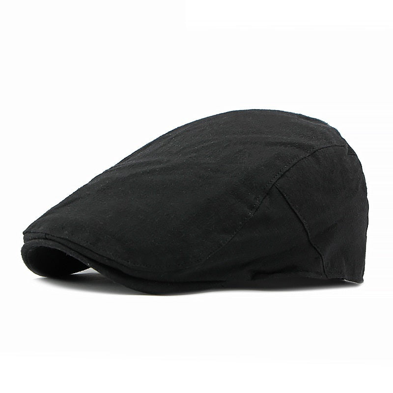 Spring And Summer Thin Simple Solid Color Beret British Painter Hat