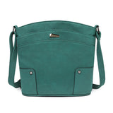 Retro Multi-layer PU Bag Women's Simple High-grade Crossbody
