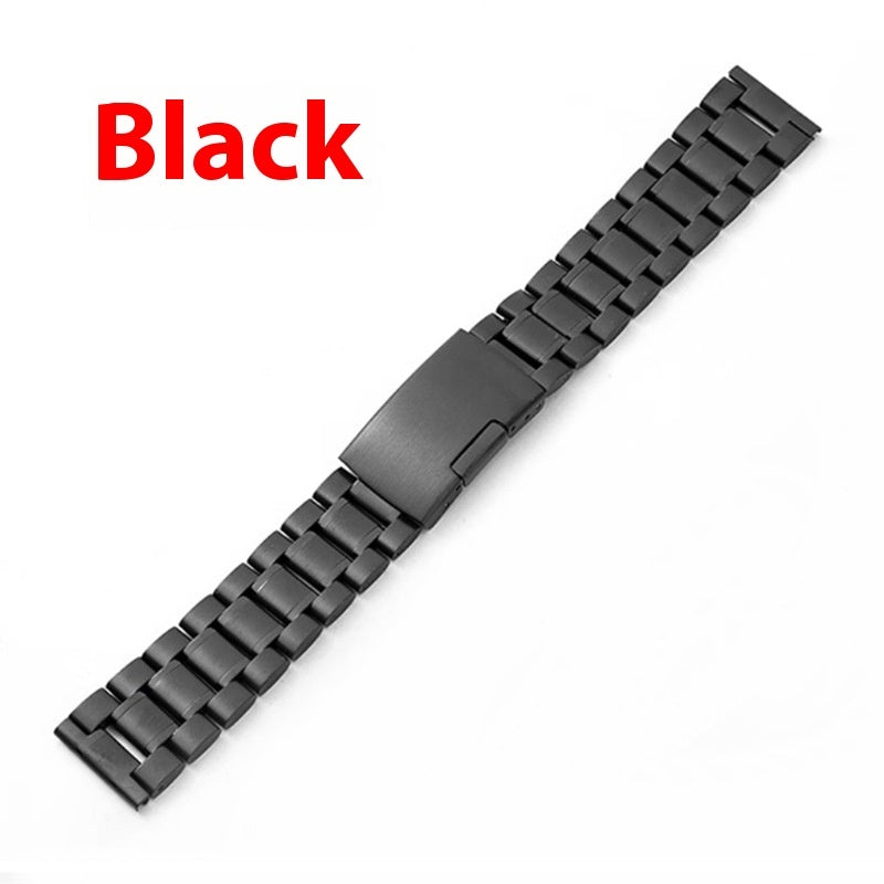 Watch Strap 22mm Five Beads Solid Stainless Steel