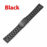 Watch Strap 22mm Five Beads Solid Stainless Steel