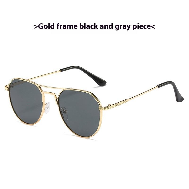 European And American Fashion Retro Metal UV Sun Glasses