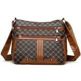 Women's Large-capacity Stitching Pattern Bag