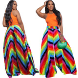 European And American Women's Clothing Printed Trousers