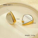 Matching Geometric Design Special-interest Earrings Affordable Luxury Fashion Earrings