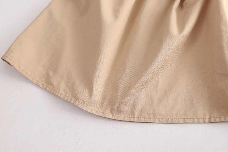 Bear Brother Short Sleeve Strap Kids Clothes Two-piece Suit