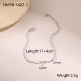 Titanium Steel Bracelet Inlaid Zircon Sweet