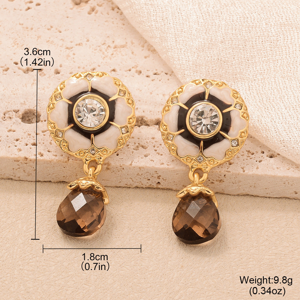 French Simplicity Style Design Tassel Earrings