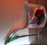 Nightclub High Heels Luminous Sandals Women's  Catwalk Pole Dance Shoes Crystal Sole