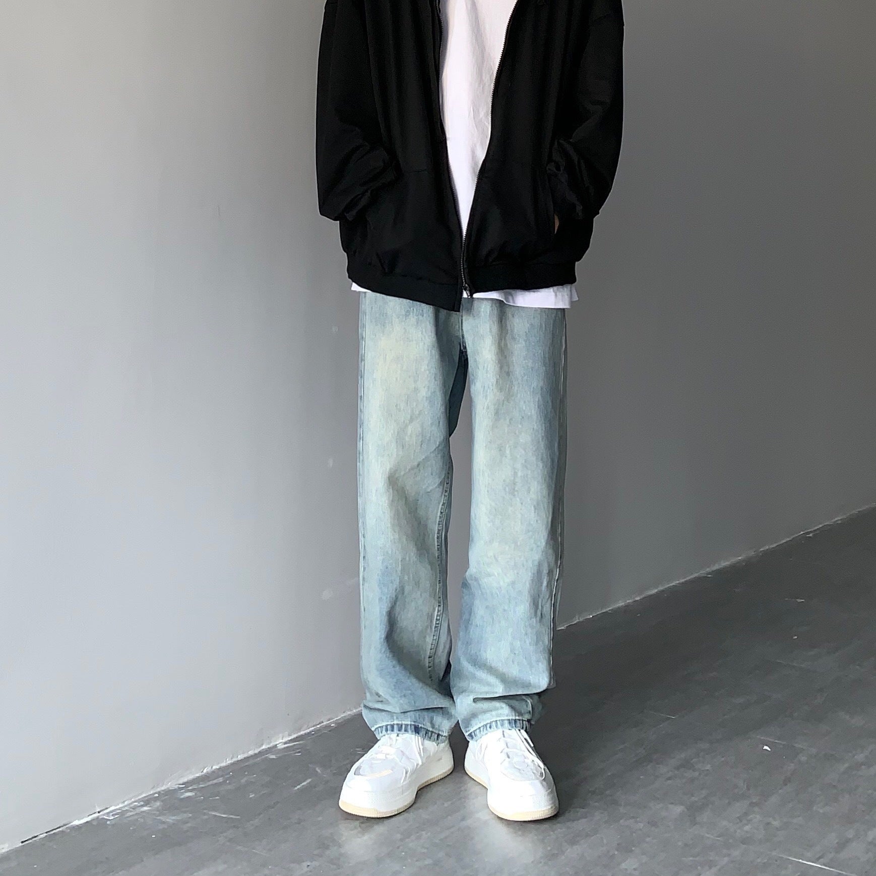 Wide-leg Jeans Men And Women